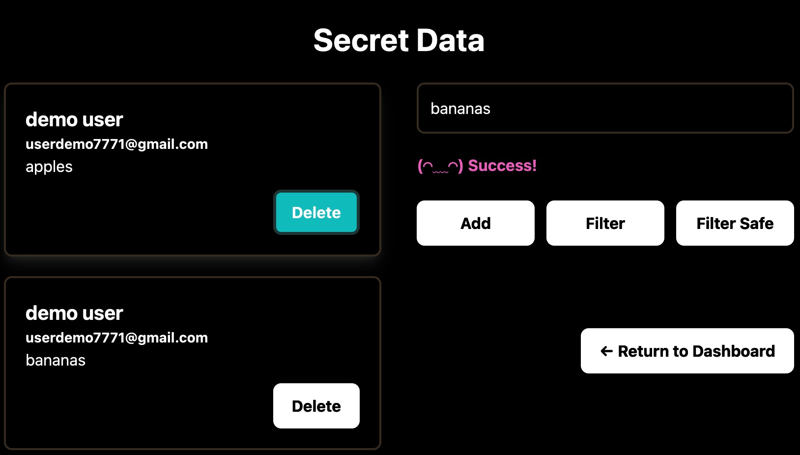 SQL Injection Demo